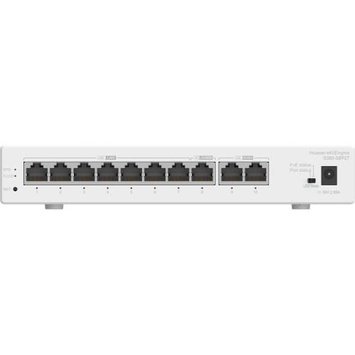 28146-HUAWEI S380-S8P2T 2 GE WAN, 8GE, LAN ( POE, 124 W)