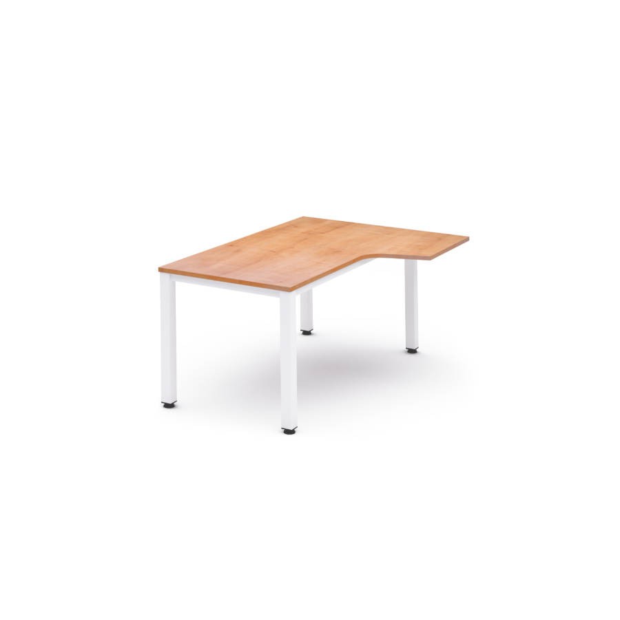 2817-MESA DE OFICINA SERIE EXECUTIVE FORMA L DERECHA 160X120 BLANCO/ROBLE ROCADA 2051AM08