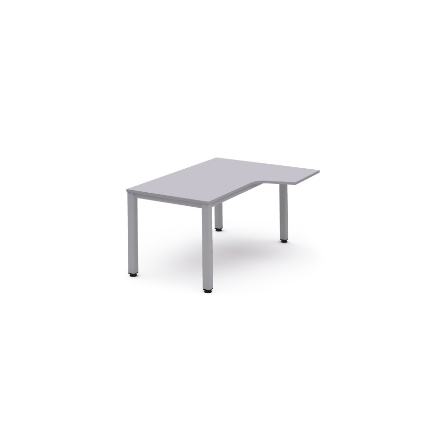 2819-MESA DE OFICINA SERIE EXECUTIVE FORMA L DERECHA 180X120 GRIS / GRIS ROCADA 2052AD02