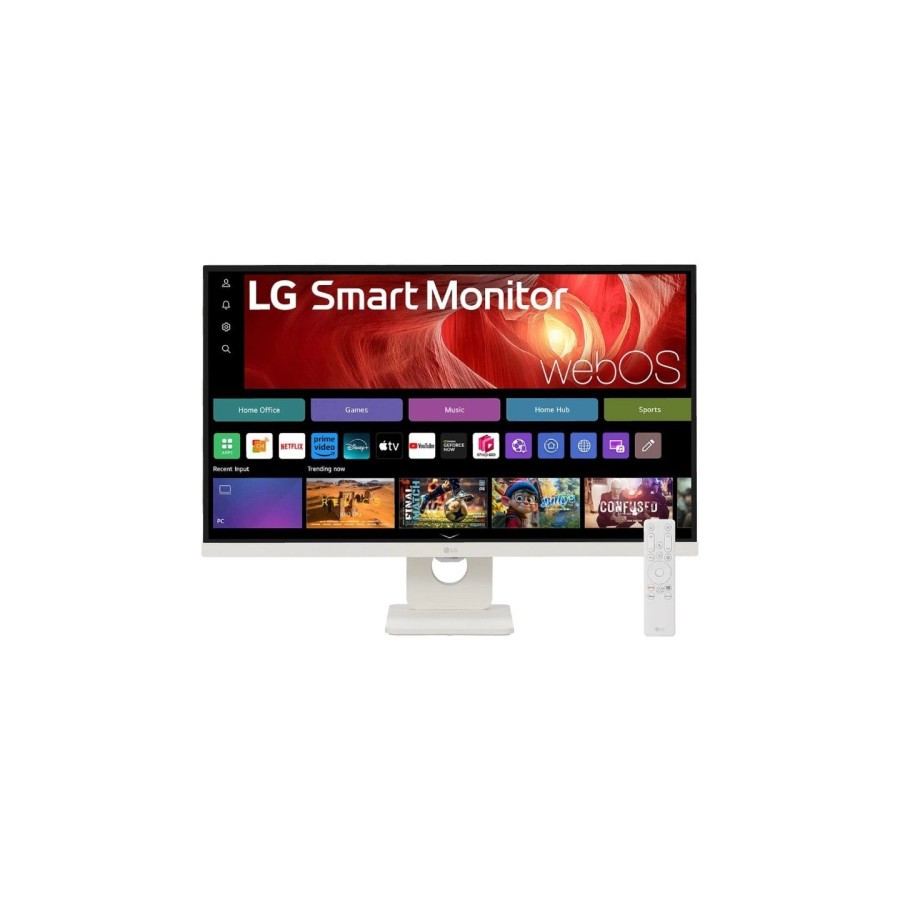 28291-MONITOR LG 27U731SA-W - MONITOR MYVIEW 27", PANEL IPS, (3840 X 2160), 60HZ, 5MS (GTG), WEBOS 24, DCI-P3 90%, AJUST 28291-MONITOR LG 27U731SA-W - MONITOR MYVIEW 27", PANEL IPS, (3840 X 2160), 60HZ, 5MS (GTG), WEBOS 24, DCI-P3 90%, AJUST