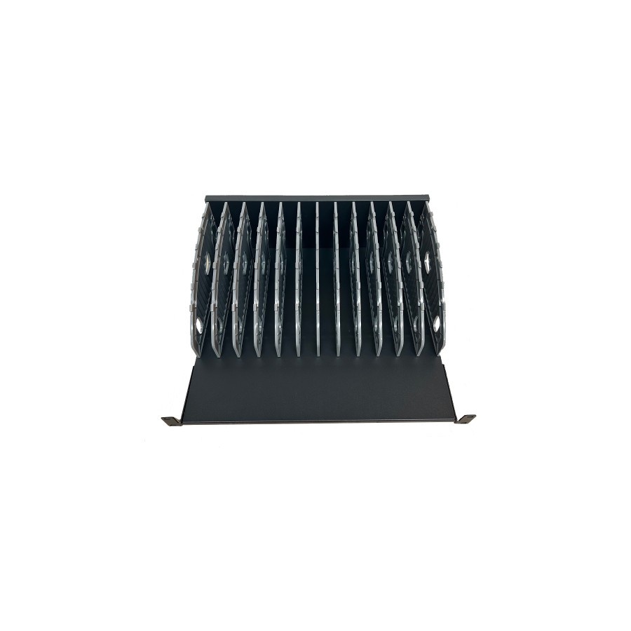 28304-Ewent EW1721 organizador para estacion de carga Acrilonitrilo butadieno estireno (ABS), Metal, Plastico Negro