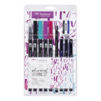 SET LETTERING DE CALIGRAFIA MODELO ADVANCED TOMBOW LS ADV