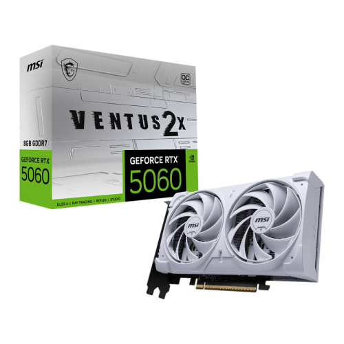 28455-MSI GeForce RTX 5060 8G VENTUS 2X OC WHITE NVIDIA 8 GB GDDR7