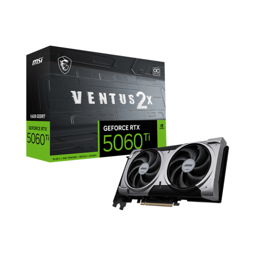 28486-MSI VENTUS GeForce RTX 5060 TI 16G 2X OC PLUS NVIDIA 16 GB GDDR7