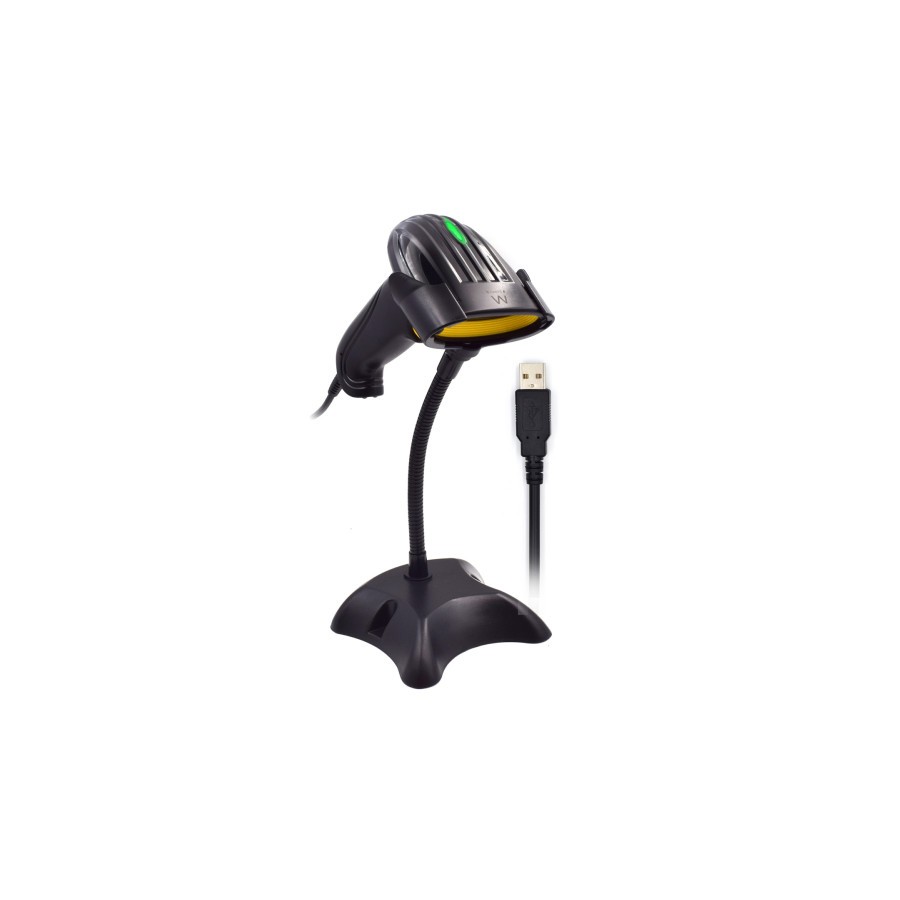 28525-Ewent EW3410 lector de codigo de barras Lector de codigos de barras portatil 2D LED Negro 28525-Ewent EW3410 lector de codigo de barras Lector de codigos de barras portatil 2D LED Negro