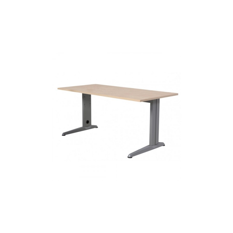 2854-MESA DE OFICINA SERIE METAL 140X80 GRIS / HAYA ROCADA 2001AC01