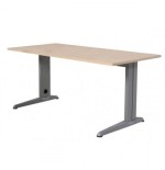 2854-MESA DE OFICINA SERIE METAL 140X80 GRIS / HAYA ROCADA 2001AC01