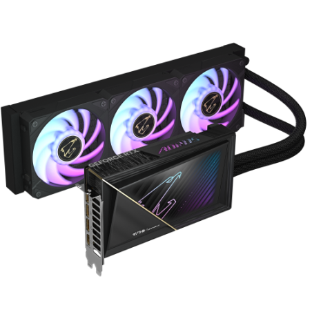 28579-GIGABYTE AORUS GeForce RTX 5080 XTREME WATERFORCE 16G Tarjeta Grafica - 16GB GDDR7, 256 bits, PCI-E 5.0, 2805MHz C