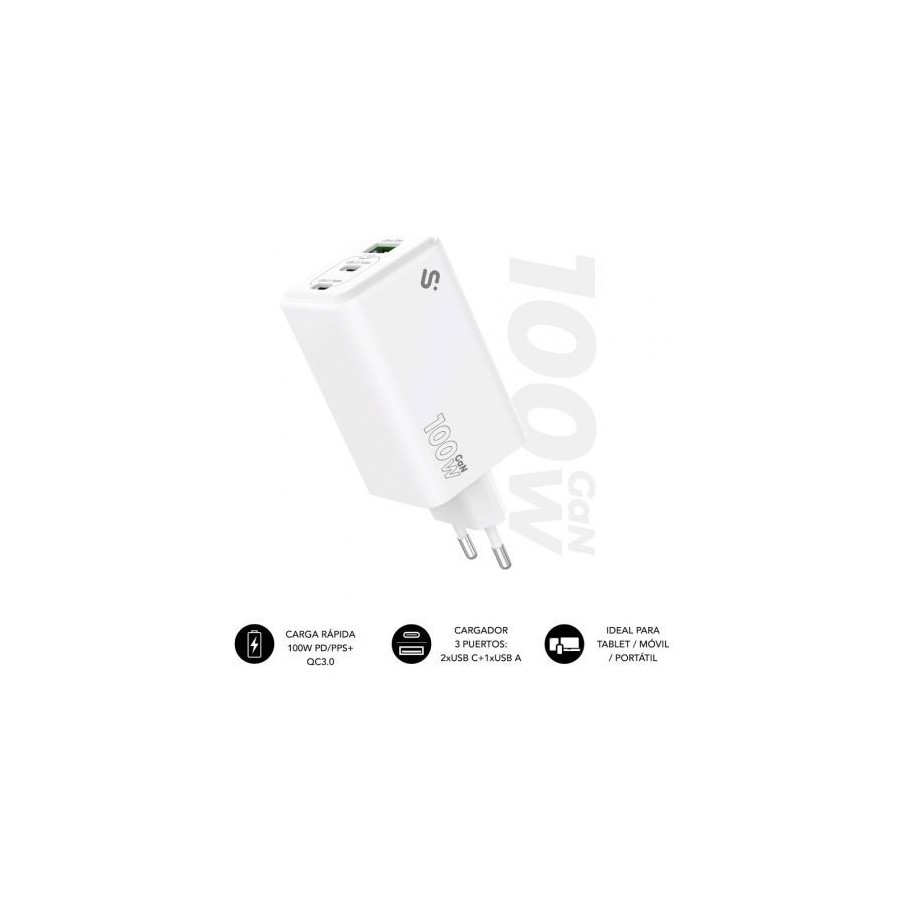 28613-SUBBLIM CARGADOR GAN 35W CHARGER USB C 28613-SUBBLIM CARGADOR GAN 35W CHARGER USB C