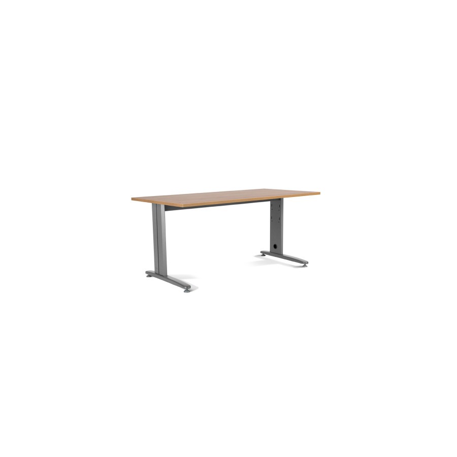 2865-MESA DE OFICINA SERIE METAL 180X80 GRIS / ROBLE ROCADA 2003AC08 2865-MESA DE OFICINA SERIE METAL 180X80 GRIS / ROBLE ROCADA 2003AC08