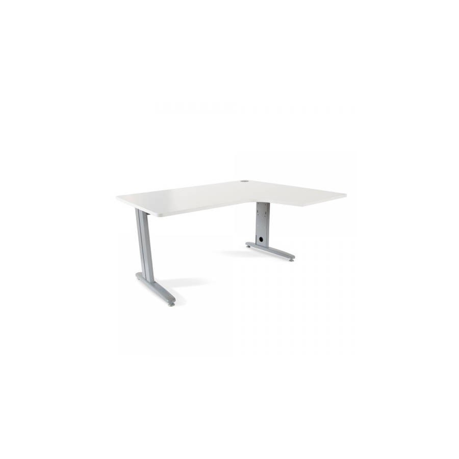 2876-MESA DE OFICINA SERIE METAL FORMA L DERECHA 160X120 GRIS / BLANCO ROCADA 2051AC04 2876-MESA DE OFICINA SERIE METAL FORMA L DERECHA 160X120 GRIS / BLANCO ROCADA 2051AC04