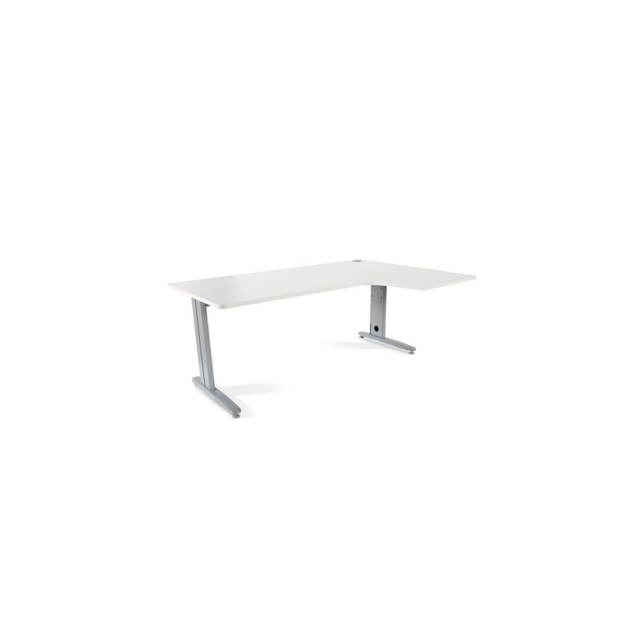2880-MESA DE OFICINA SERIE METAL FORMA L DERECHA 180X120 GRIS / BLANCO ROCADA 2052AC04 2880-MESA DE OFICINA SERIE METAL FORMA L DERECHA 180X120 GRIS / BLANCO ROCADA 2052AC04