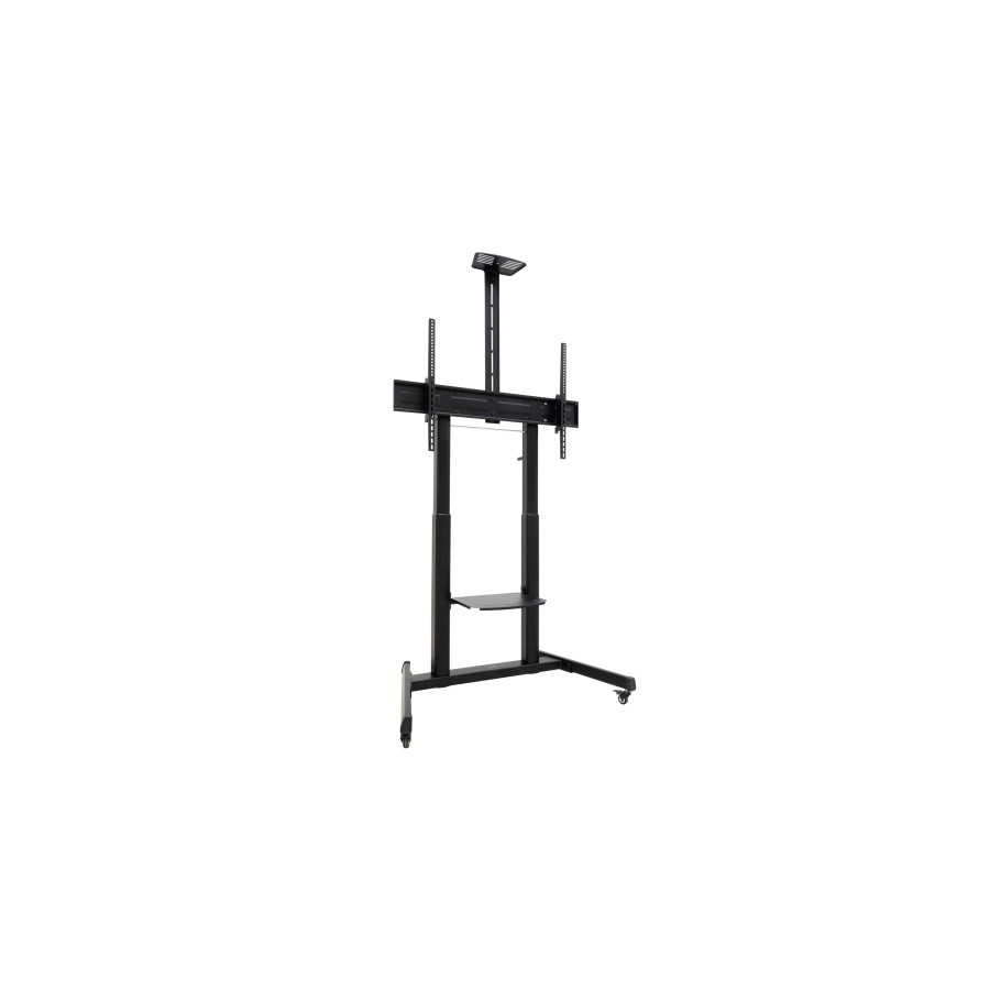 28809-TooQ "AQUILES" Soporte de Suelo con Ruedas con Regulacion de Altura para Pantallas 60"-100", Negro 28809-TooQ "AQUILES" Soporte de Suelo con Ruedas con Regulacion de Altura para Pantallas 60"-100", Negro