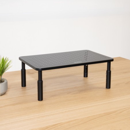 28812-TooQ Soporte Elevador Multiusos para Monitor/Portatil, Negro