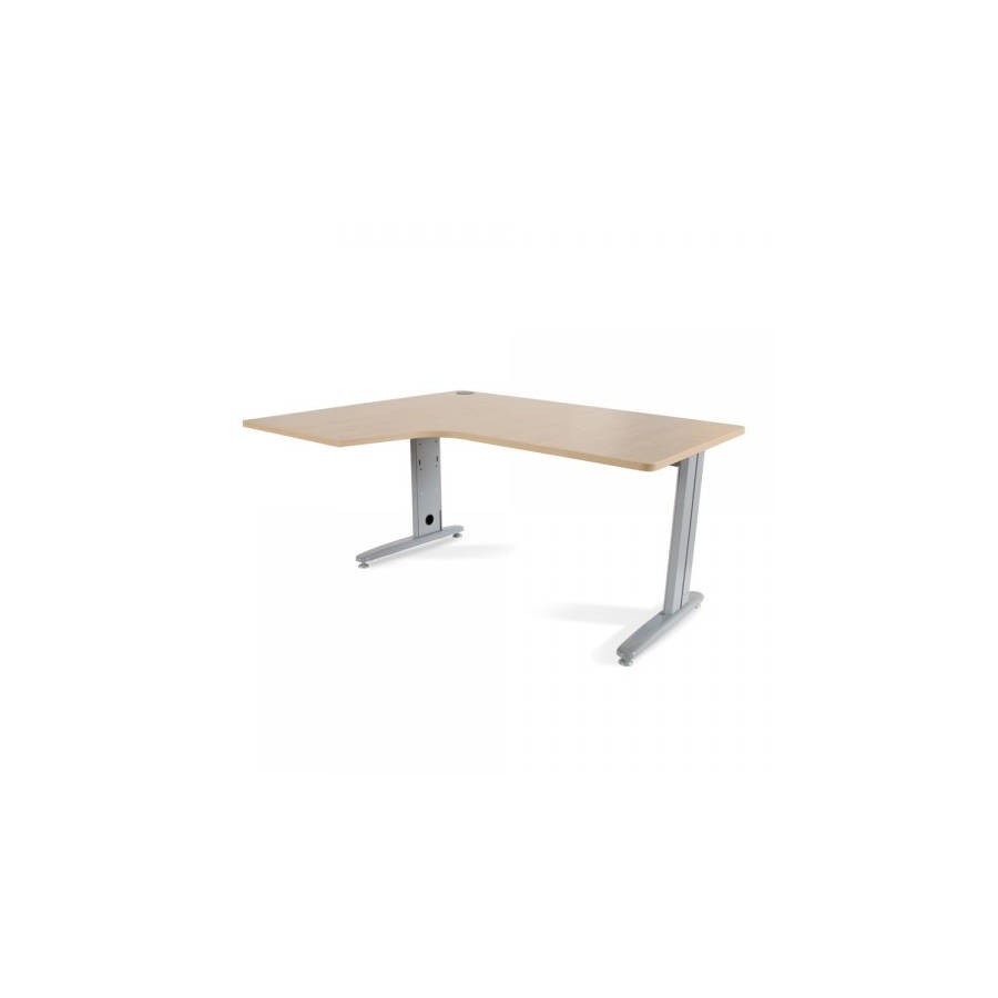 2882-MESA DE OFICINA SERIE METAL FORMA L IZQUIERDA 160X120 GRIS / HAYA ROCADA 2053AC01 2882-MESA DE OFICINA SERIE METAL FORMA L IZQUIERDA 160X120 GRIS / HAYA ROCADA 2053AC01