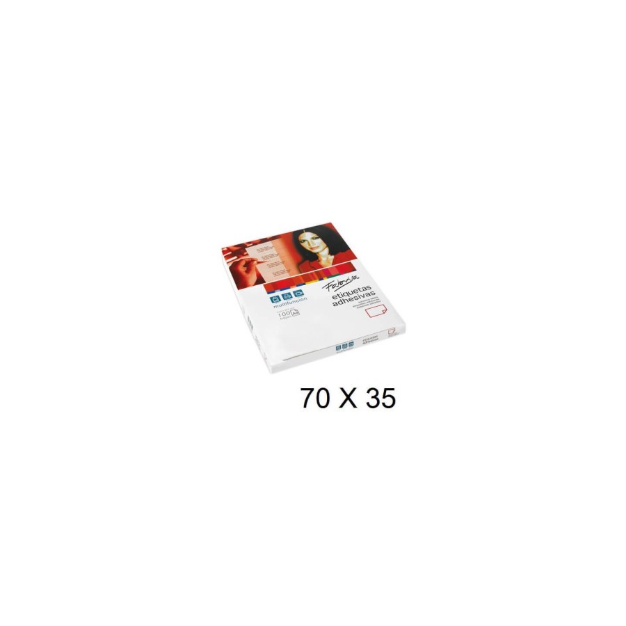 28830-CAJA 100 HOJAS ETIQUETAS ADHESIVAS ILC BLANCA 70X35 FABRISA 15303 28830-CAJA 100 HOJAS ETIQUETAS ADHESIVAS ILC BLANCA 70X35 FABRISA 15303