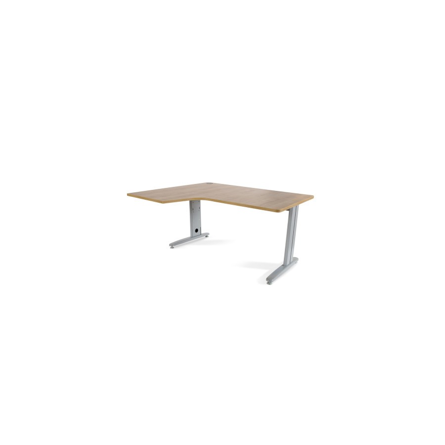 2885-MESA DE OFICINA SERIE METAL FORMA L IZQUIERDA 160X120 GRIS / ROBLE ROCADA 2053AC08 2885-MESA DE OFICINA SERIE METAL FORMA L IZQUIERDA 160X120 GRIS / ROBLE ROCADA 2053AC08
