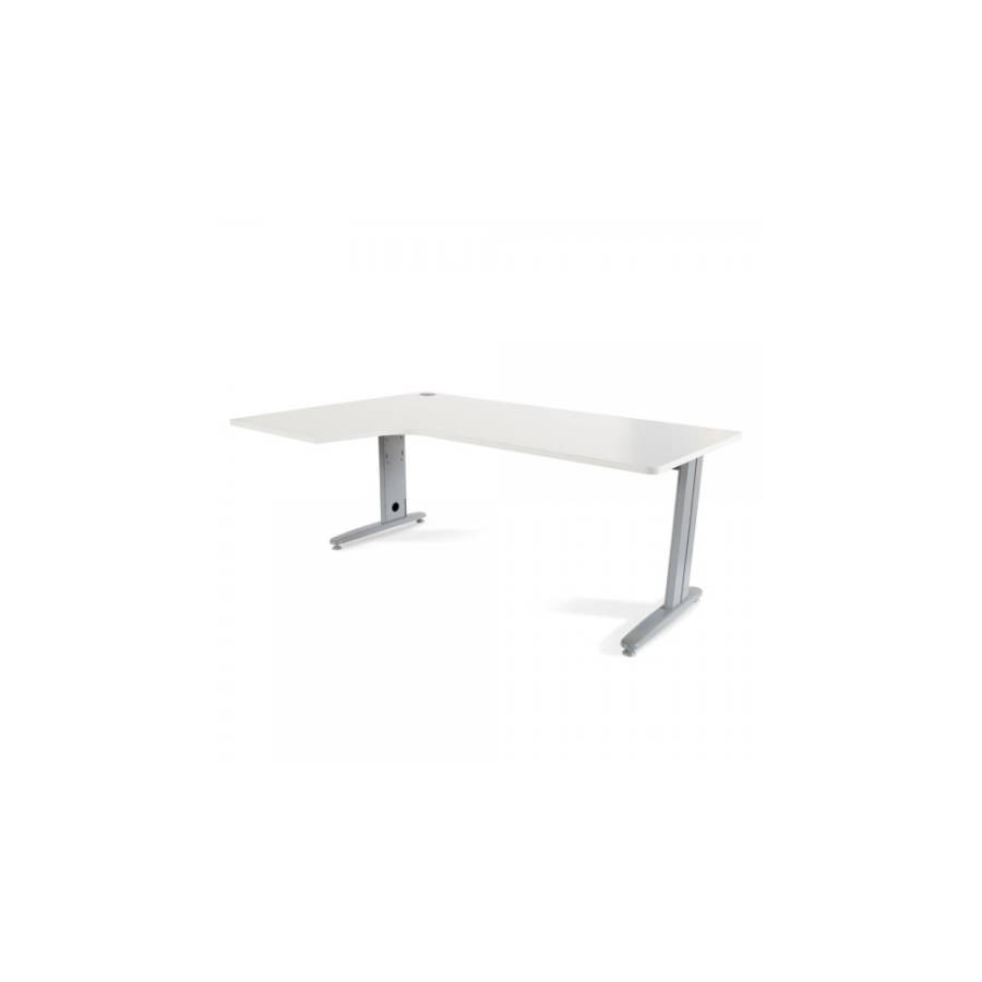 2888-MESA DE OFICINA SERIE METAL FORMA L IZQUIERDA 180X120 GRIS / BLANCO ROCADA 2054AC04 2888-MESA DE OFICINA SERIE METAL FORMA L IZQUIERDA 180X120 GRIS / BLANCO ROCADA 2054AC04