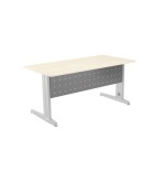 2891-FALDON METALICO GRIS PARA MESA DE OFICINA SERIE METAL MEDIDA 140 CM. ROCADA 2935