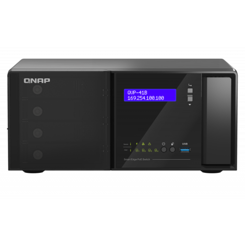 28929-QNAP QVP-41B-8G-P Grabadore de video en red (NVR) Negro