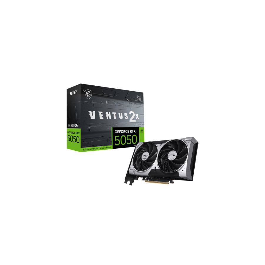 29022-MSI GEFORCE RTX 5050 8G VENTUS 2X OC tarjeta grafica NVIDIA 8 GB GDDR6