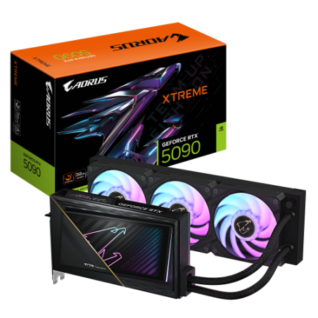 29098-GIGABYTE AORUS GeForce RTX 5090 XTREME WATERFORCE 32G Tarjeta Grafica - 32 GB GDDR7, 512 bits, PCI-E 5.0, 2655 MHz