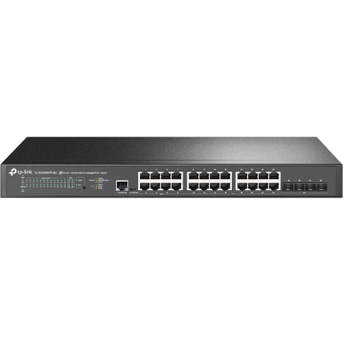 29162-TP-Link TL-SG3428XPP-M2 switch Gestionado L2+ 2.5G Ethernet (100/1000/2500) Energia sobre Ethernet (PoE) 1U Negro