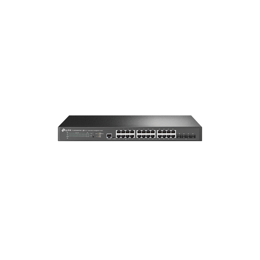 29162-TP-Link TL-SG3428XPP-M2 switch Gestionado L2+ 2.5G Ethernet (100/1000/2500) Energia sobre Ethernet (PoE) 1U Negro