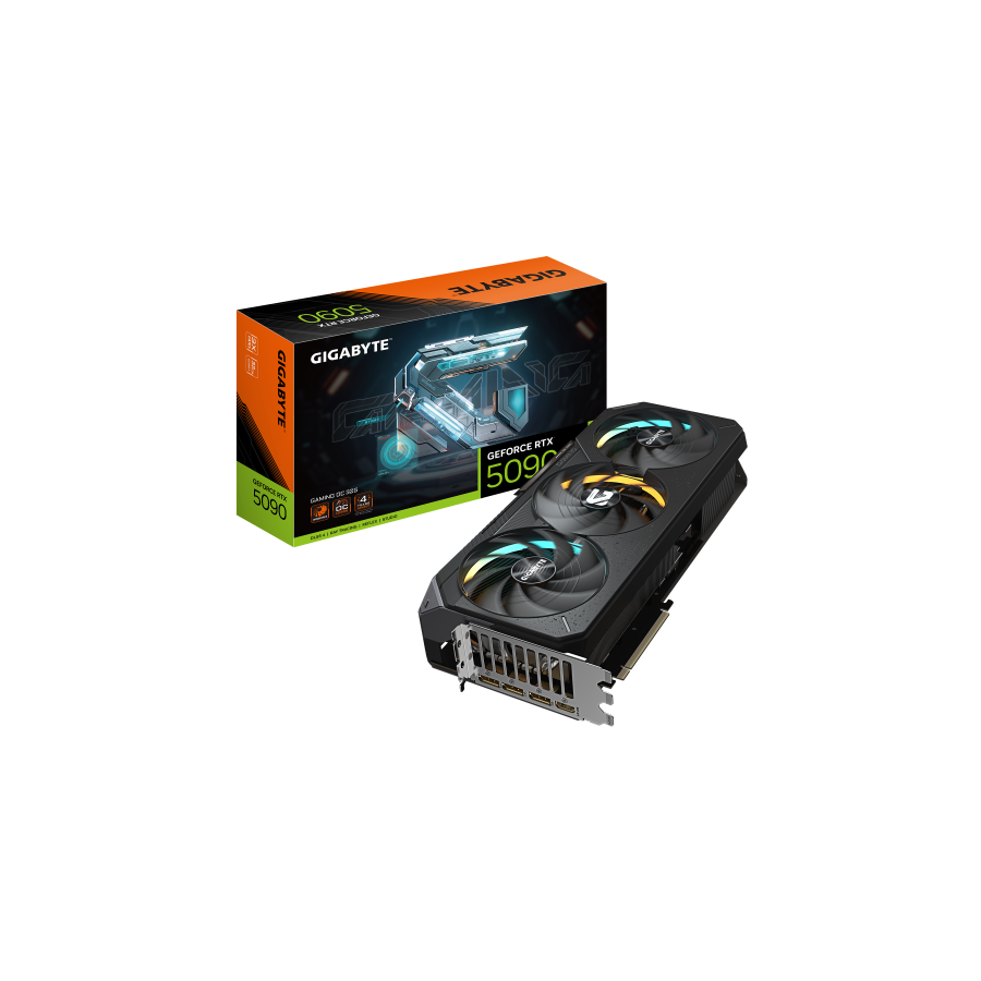 29168-GIGABYTE GeForce RTX 5090 GAMING OC 32G Tarjeta Grafica - 32GB GDDR7, 512 bits, PCI-E 5.0, 2550MHz Core Clock, 3 x 29168-GIGABYTE GeForce RTX 5090 GAMING OC 32G Tarjeta Grafica - 32GB GDDR7, 512 bits, PCI-E 5.0, 2550MHz Core Clock, 3 x