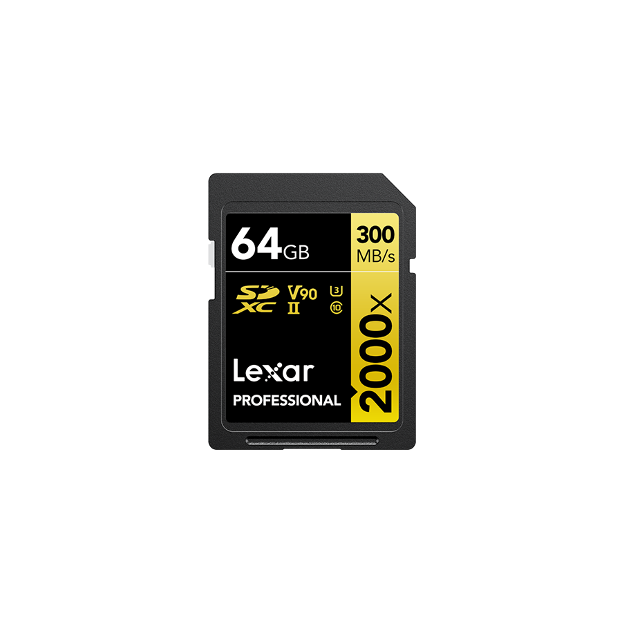 29182-Lexar Professional 2000x 64 GB SDHC UHS-II Clase 10 29182-Lexar Professional 2000x 64 GB SDHC UHS-II Clase 10