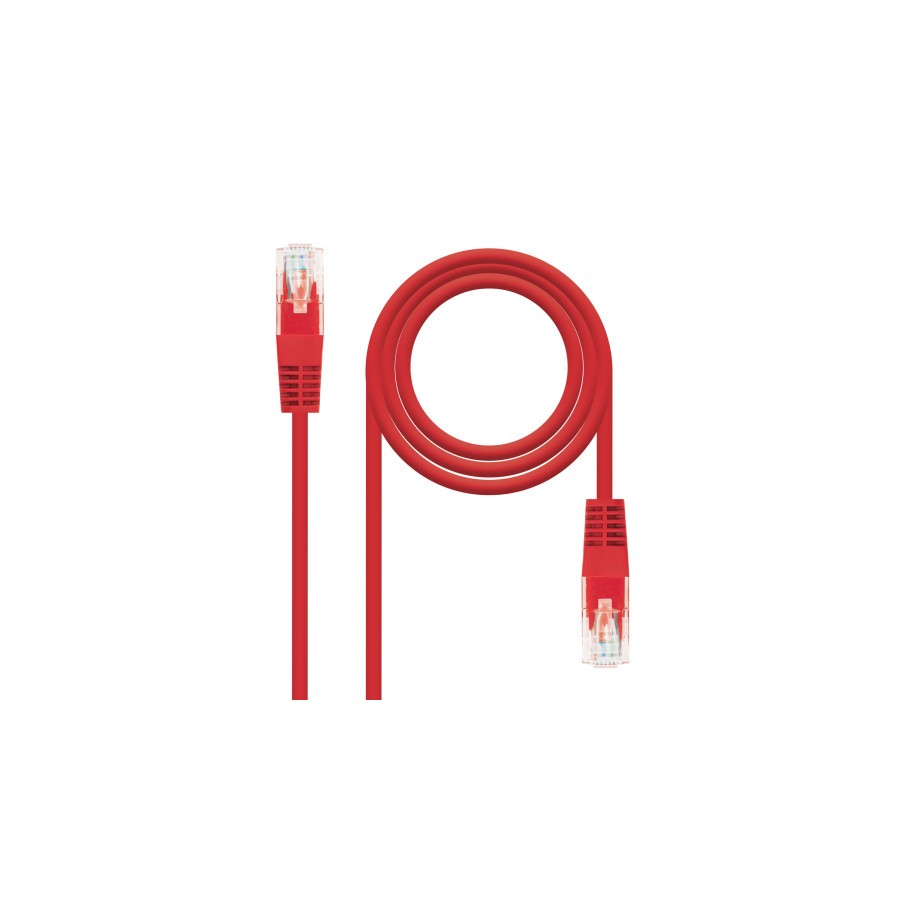 29204-NANOCABLE CABLE RED LATIGUILLO RJ45 CAT.6 UTP AWG24, ROJO, 3.0 M (10.20.0403-R)