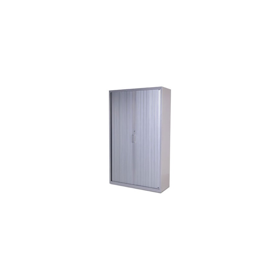 2942-ARMARIO METALICO PERSIANA 198X120X45 INCLUYE 4 BALDAS. COLOR GRIS. MEDIDA 120X198X45CM (LAXALXPR) ROCADA 1502AC00