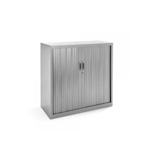 2946-ARMARIO METALICO PERSIANA 105X102X45 GRIS INCLUYE 2 BALDAS ROCADA 1506AC00