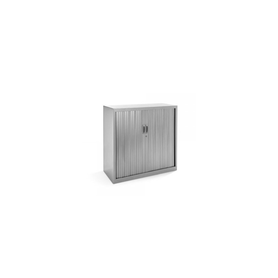 2946-ARMARIO METALICO PERSIANA 105X102X45 GRIS INCLUYE 2 BALDAS ROCADA 1506AC00