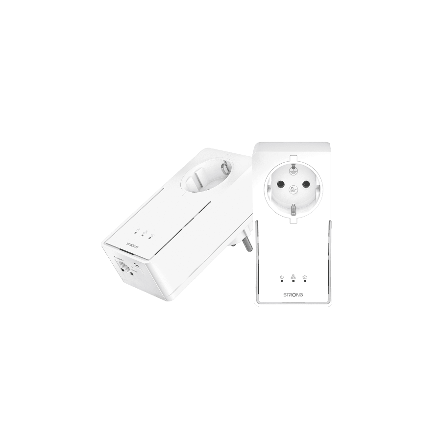 29481-Strong Powerline 2000 KIT 2000 Mbit/s Ethernet Blanco 2 pieza(s) 29481-Strong Powerline 2000 KIT 2000 Mbit/s Ethernet Blanco 2 pieza(s)