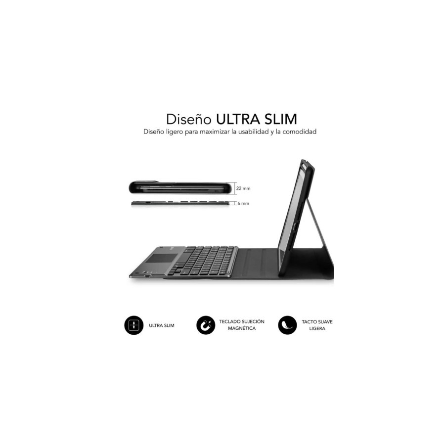29516-SUBBLIM KEYTAB PROBT TOUCHPAD IPAD 10,9/11 10A/11A BLACK 29516-SUBBLIM KEYTAB PROBT TOUCHPAD IPAD 10,9/11 10A/11A BLACK