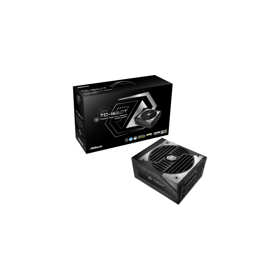 29542-Asrock Taichi TC-1650T unidad de fuente de alimentacion 1650 W 20+4 pin ATX ATX Negro 29542-Asrock Taichi TC-1650T unidad de fuente de alimentacion 1650 W 20+4 pin ATX ATX Negro
