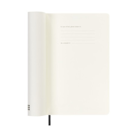 29626-AGENDA 18M 2025-2026 SEMANAL L (13 X 21 CM) NEGRA TAPA BLANDA MOLESKINE DSB18WN3Y26