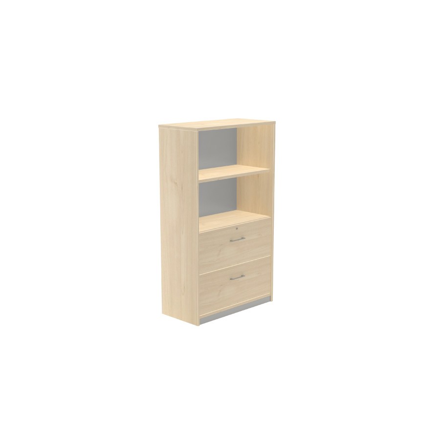2972-ARMARIO MEDIO CARPETERO 156X90X45 ESTRUCTURA HAYA/FRONTALES HAYA ROCADA 1056AA01V24