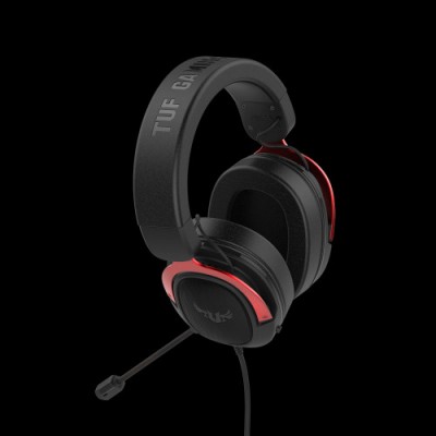 ASUS TUF Gaming H3 Auriculares Diadema Negro Rojo