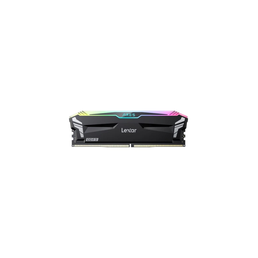 29820-LEXAR MEMORIA ARES 32 GB 2.0 DDR5 6400 CL32 1.4V MEMORY WITH HEATSINK AND RGB LIGHTING,DUAL PACK, BLACK COLOR 29820-LEXAR MEMORIA ARES 32 GB 2.0 DDR5 6400 CL32 1.4V MEMORY WITH HEATSINK AND RGB LIGHTING,DUAL PACK, BLACK COLOR