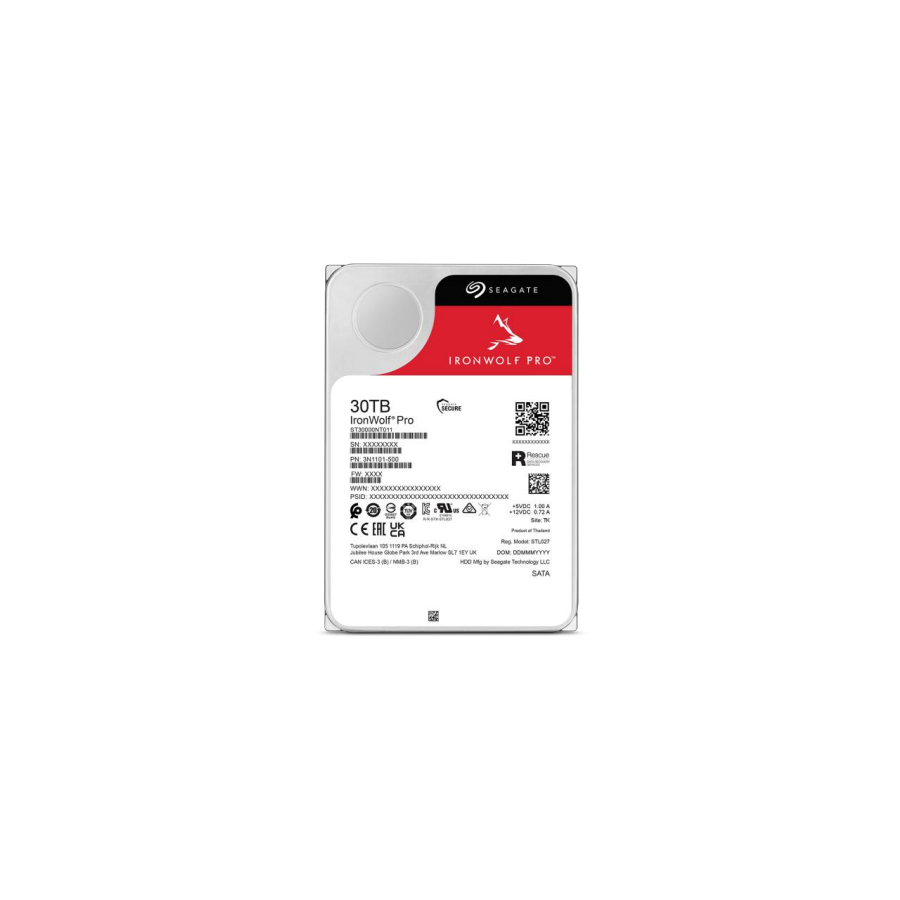 29937-Seagate IronWolf Pro ST30000NT011 disco duro interno 30 TB 7200 RPM 512 MB 3.5" Serial ATA III 29937-Seagate IronWolf Pro ST30000NT011 disco duro interno 30 TB 7200 RPM 512 MB 3.5" Serial ATA III