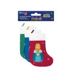 29961-PACK 3 CALCETINES DECORATIVOS REYES MAGOS (VERDE/ROJO Y AZUL) BISMARK 332889