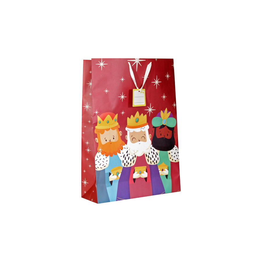 29974-BOLSA JUMBO REYES MAGOS (40X70X18 CM) COLORES SURTIDOS BISMARK 333602 29974-BOLSA JUMBO REYES MAGOS (40X70X18 CM) COLORES SURTIDOS BISMARK 333602