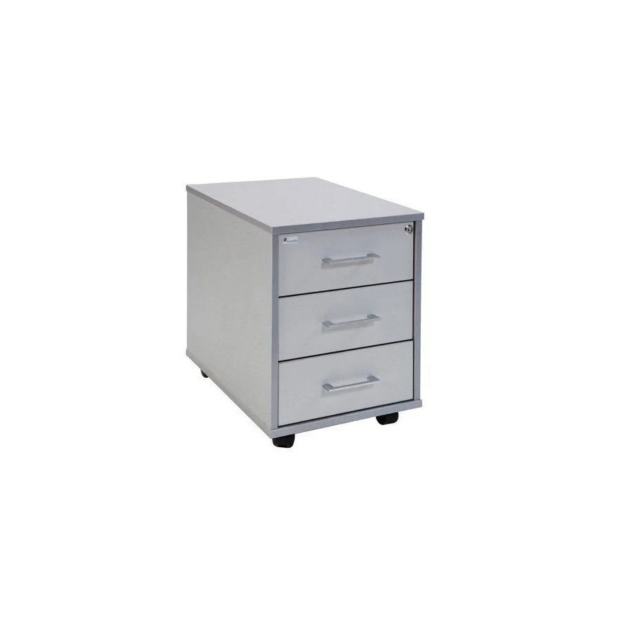 3009-CAJONERA BUCK MOVIL 3 CAJONES. COLOR: ESTRUCTURA ALUMINIO / FRONTAL GRIS ROCADA 4003AB02V24 3009-CAJONERA BUCK MOVIL 3 CAJONES. COLOR: ESTRUCTURA ALUMINIO / FRONTAL GRIS ROCADA 4003AB02V24