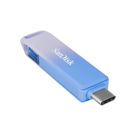 30312-SanDisk Creator Phone Drive unidad flash USB 128 GB USB Type-C / Lightning 3.2 Gen 1 (3.1 Gen 1) Azul, Lila