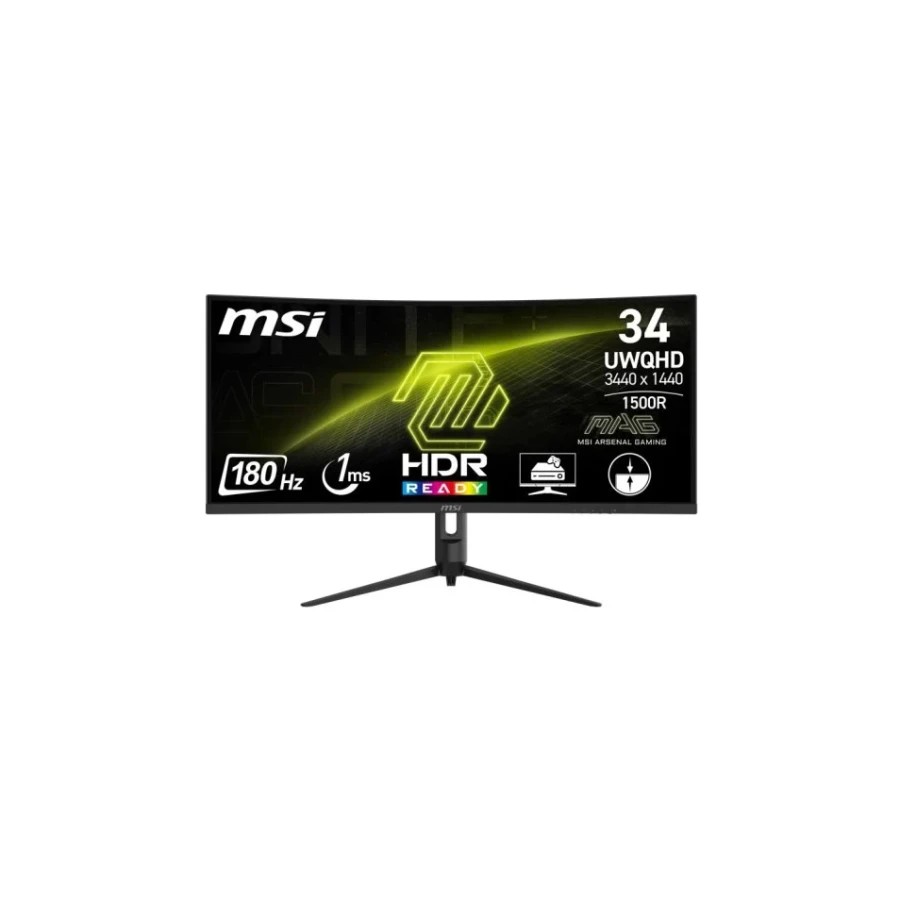 30322-MSI MONITOR MAG 342CQR E2. 34" VA CURVO 1500R. 3440X1440 (UW