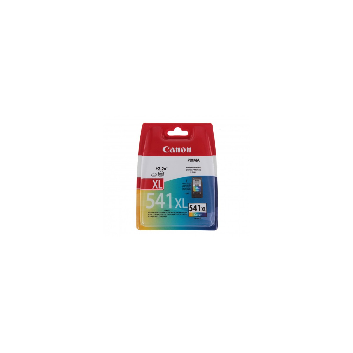 CANON CARTUCHO TINTA COLOR PIXMA CL 541XL MG2250 MG3150 MG3250 MG4150 MG4250 MX375 MX435 MX455 MX515 MX525