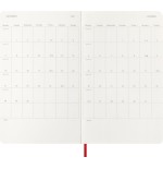 30688-AGENDA 2026 TAPA BLANDA 12 MESES DIARIA L (13 X 21 CM) ROJO MOLESKINE DSF212DC3Y26