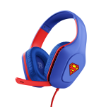 30721-Trust GXT 415SM Zirox Auriculares Alambrico Diadema Juego Azul, Rojo